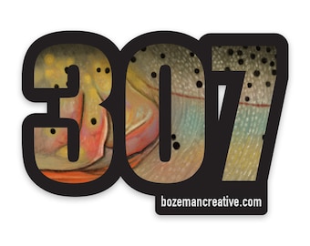 307 Wyoming Cuttroat Trout Sticker