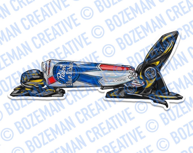 PBR Binding - Ski Sticker