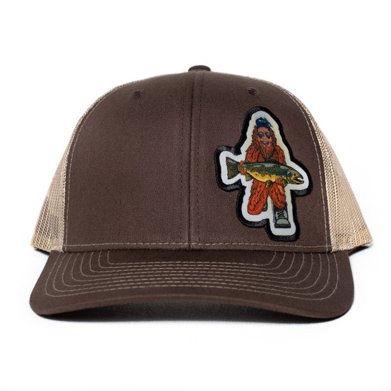 Trout Huntin Squatch Patch Hat Fly 