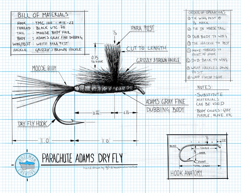 Technical Engineering Adams Dry Fly image 1