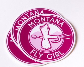 Montana Fly Girl 3" Round