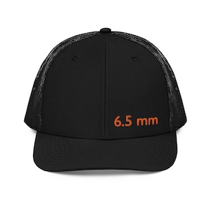 6.5mm Trucker Cap Black