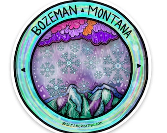 Snow Creative- Bozeman Montana Winter Sticker