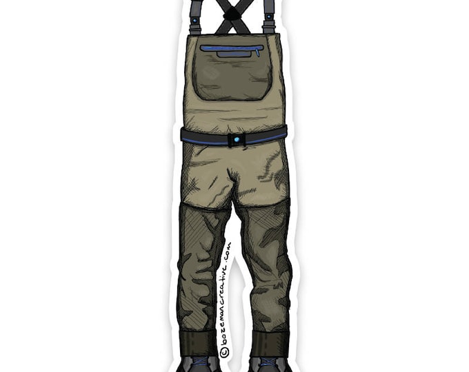Wader - Fly fishing Sticker