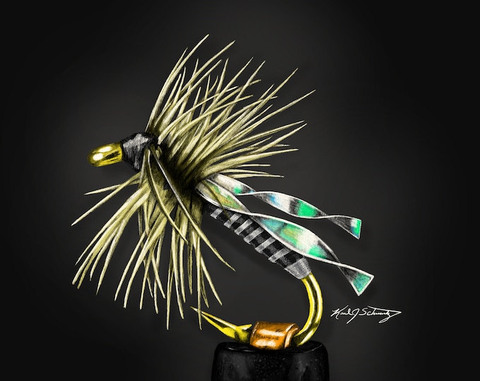 Dry Midge (Matt Ebbers) (8" x 10")