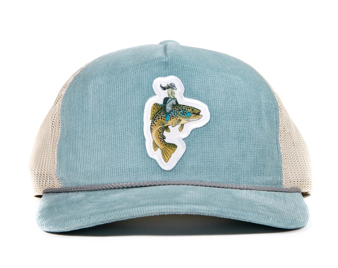 Trout Wrangler Patch Hat - Fly Fishing Hat