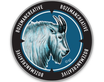 Bozeman Creative - Mountain Goat Sticker