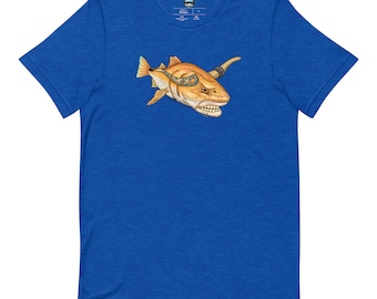 Red Bull Fish - Short-Sleeve Unisex T-Shirt