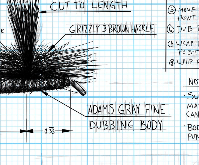 Technical Engineering Adams Dry Fly image 3