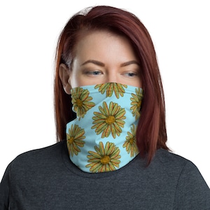 Brook Trout Flower - Neck Gaiter