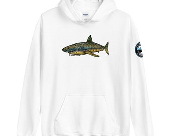 Shart (Shark - Trout) Fly Fishing - Unisex Hoodie