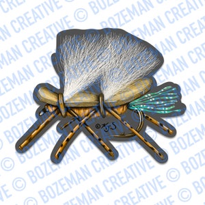 Chubby Chernobyl - Fly Fishing Sticker