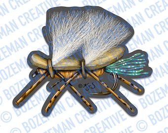 Chubby Chernobyl - Fly Fishing Sticker