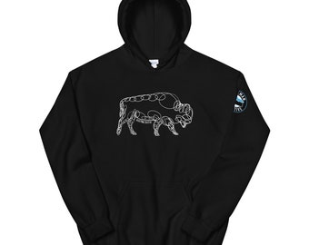 Curly Bison - Unisex Hoodie