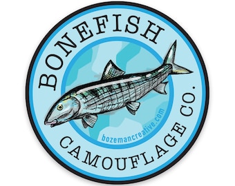 Bonefish Camouflage Co. - Fly fishing Sticker