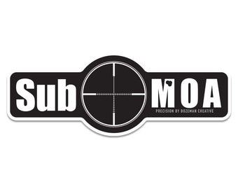 Sub MOA - Autocollant de tir