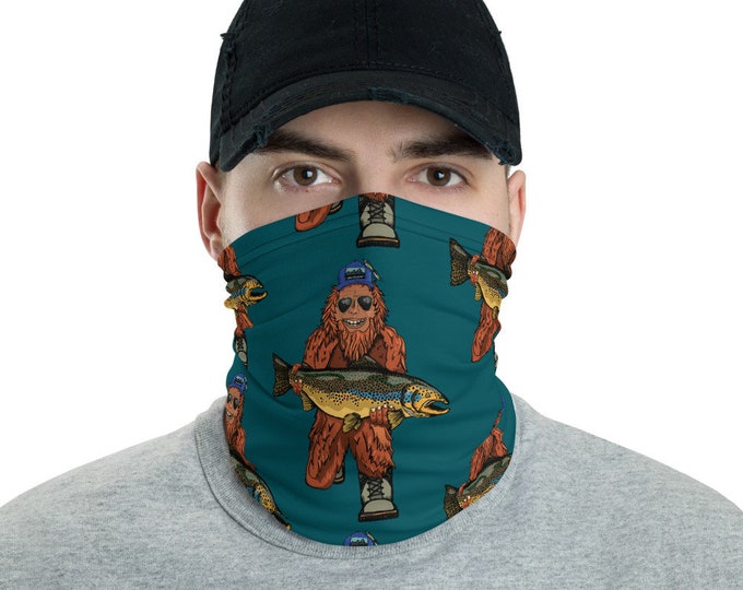 Neck Gaiter - Trout Huntin' Squatch