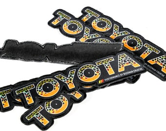 Toyota Trout (iron on backing)