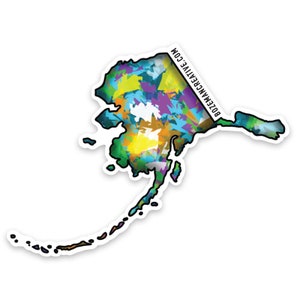 Alaska - AK - Creative Sticker