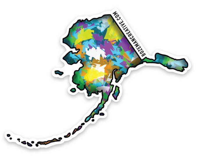 Alaska - AK - Creative Sticker