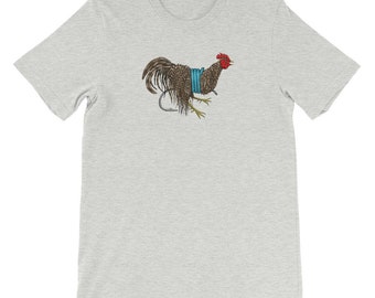 Tied Rooster Hackle - Short-Sleeve Unisex T-Shirt