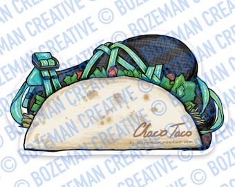 Chaco Taco Sticker