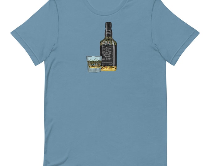 Trout Whiskey - Short-Sleeve Unisex T-Shirt
