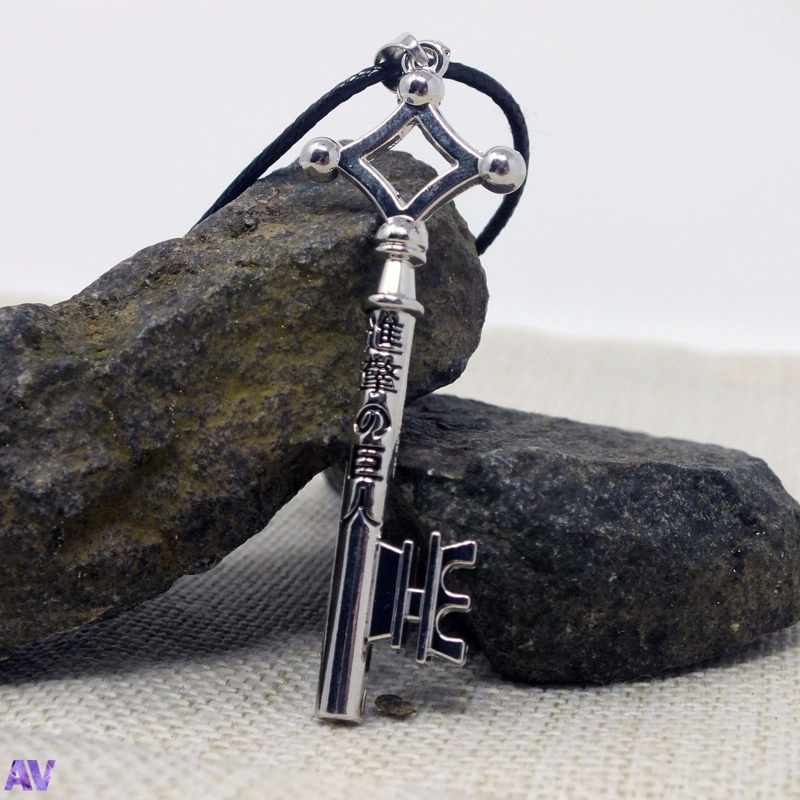 Attack on Titan Anime Erens Key Necklace Etsy UK