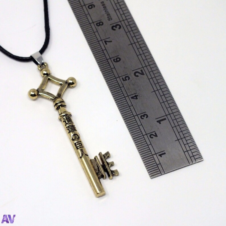 Attack on Titan Anime Erens Key Necklace Etsy