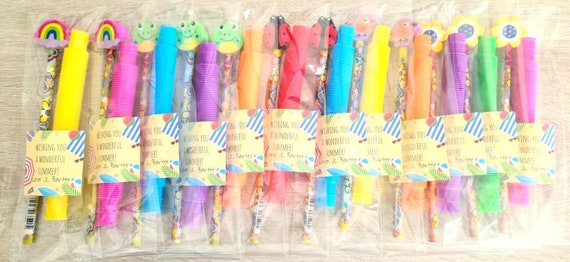 Birthday Party Poptube Favor Pack, Fidget Favors, Fidget Pack