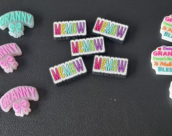 Grandma Silicone Focal Beads