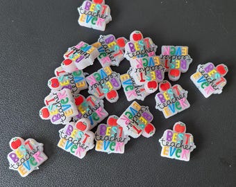Best Teacher Ever Focal Beads