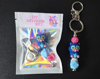 Derpy K Pop DIY Keychain Kits, Favor Pack, Party Favors, DIY Bracelet, Classroom Gifts, Kids Birthday Handouts, K POP Party Favors