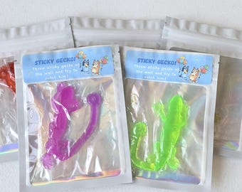 Bluey Birthday Party Favor Pack, Bluey Favors, Sticky Gecko, Classroom Gifts, Kids Birthday Handouts, Bluey Kids Party Favors