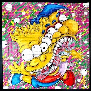 Trippy Friends Blotter Art Print