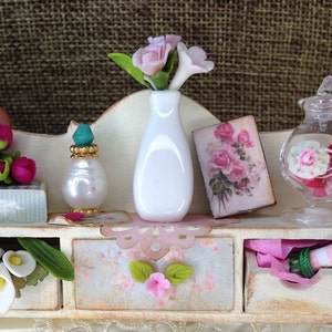 Shabby chic miniature shelf
