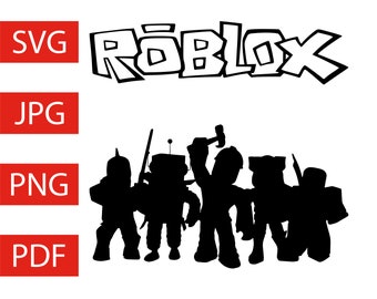 Roblox Silhouette Etsy - roblox logo silhouette