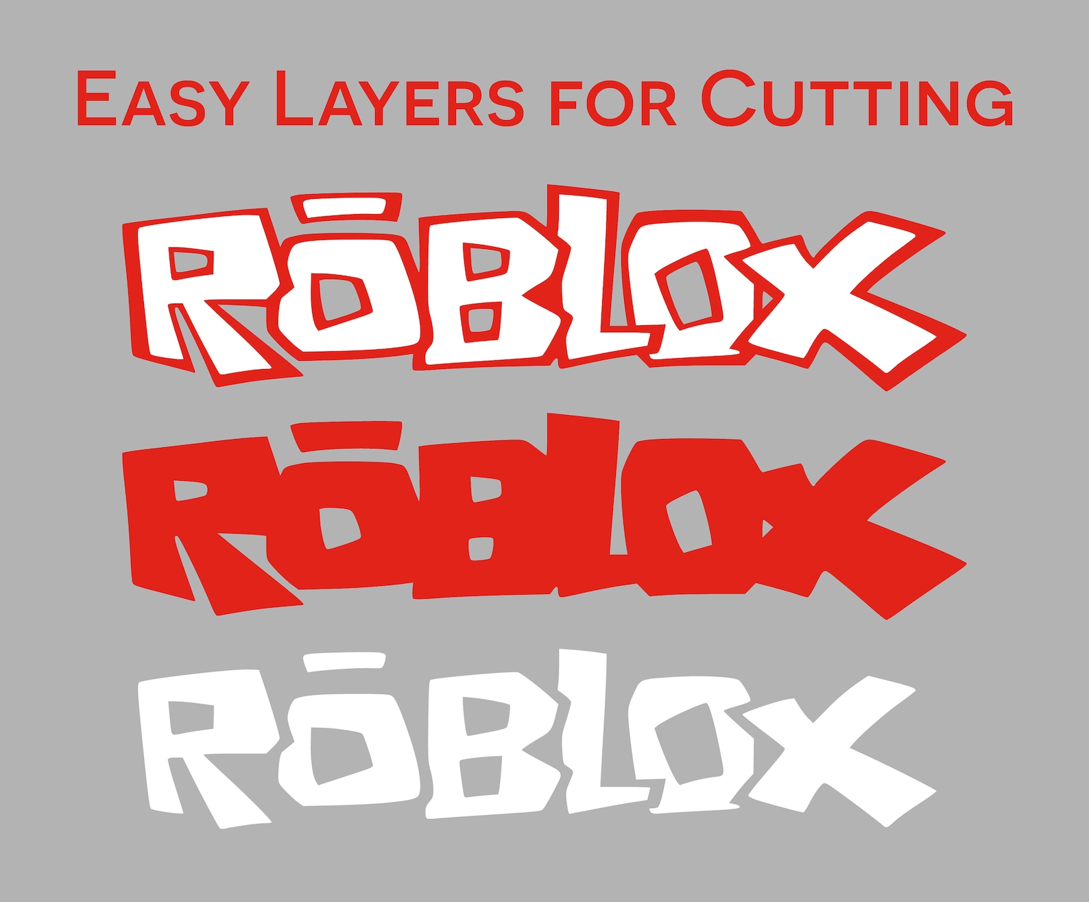 Roblox Logo Bundle Svg Jpg Png Pdf Vector Vinyl Decal Cricut Etsy