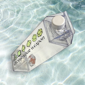 Choose Your Weapon Acrylic Water Bottle Carton