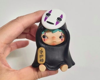 Customize commission: custom Hirono popmart vol 1 to No Face of Ghibli Spirited away