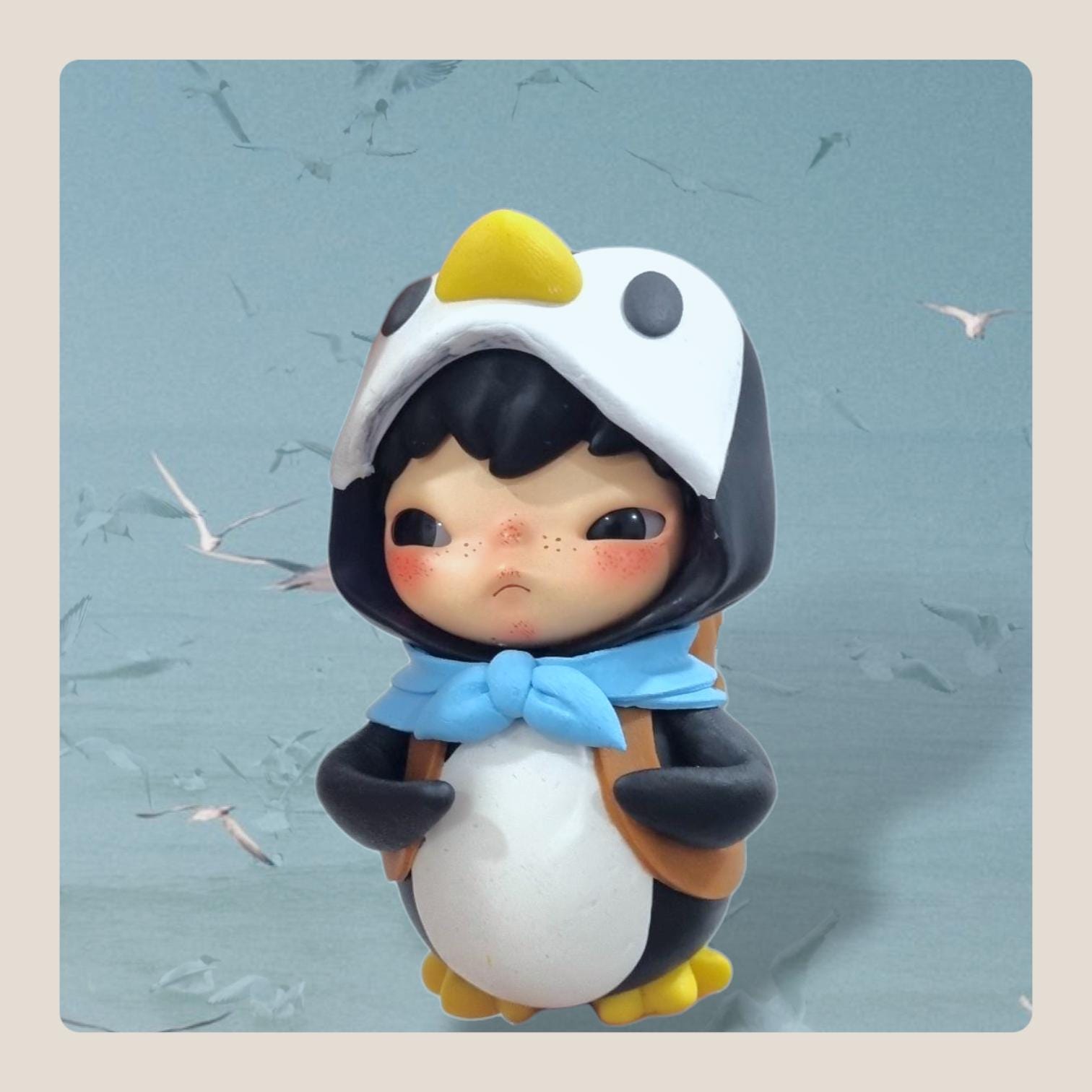 その他 Popmart Hirono Customize Customize Commission: Custom Hirono Popmart to Penguin - Etsy