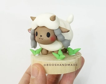 Wooloo pokemon clay figure handmade - Pokemon Gen8 sword and sheild