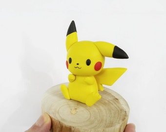 Pikachu pokemon cute figure from clay