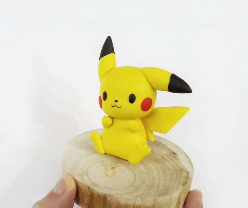 Pikachu Pokemon Cute Figure From Clay Etsy