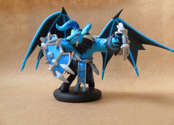 chimera summoners war action figure handmade clay etsy