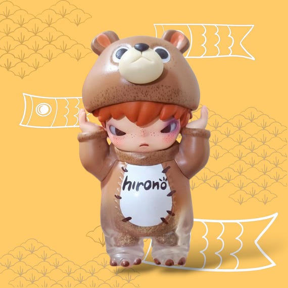 その他 Popmart hirono customize Customize Commission: Custom Hirono Popmart Vol 1 to No Face