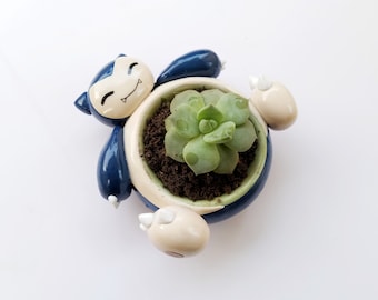 Snorlax - Kabigon clay - Succulent plant pot