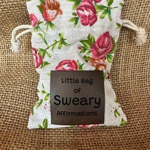 Sweary Affirmationen, Badass Tokens, Freche Worte der Ermutigung, Selbsthilfe, Ermutigung, Lustig