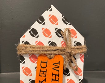 Bengals, Cincinnati, Mini House Football, Who Dey, Home Decor