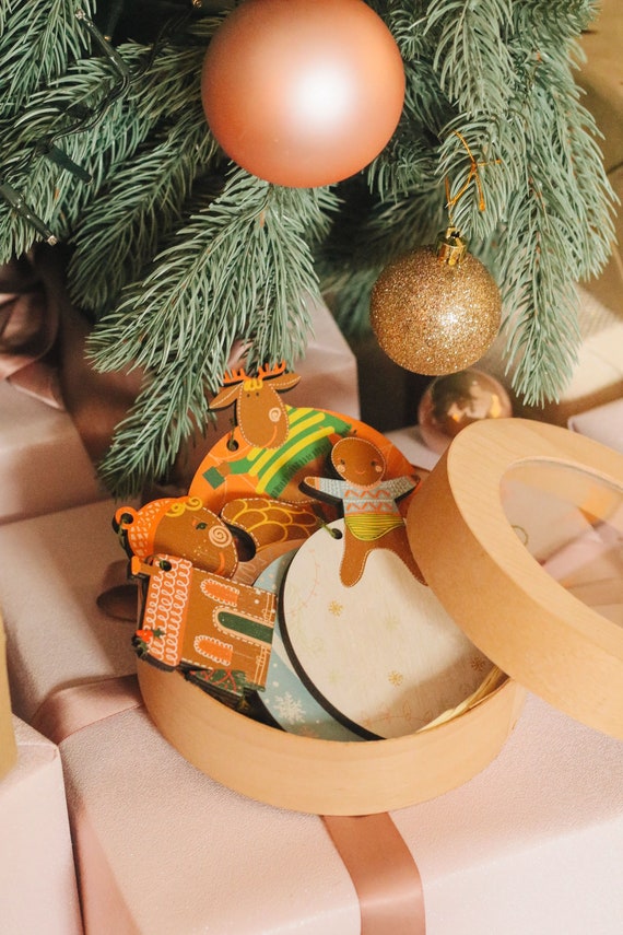 Wooden Christmas Ornament Gingerbread Christmas Decoration Etsy